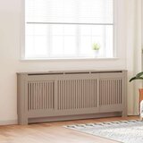 vidaXL Pokrov radiatorja 2 pcs Rjava 205x20.5x81.5cm Konstruiran les Cene