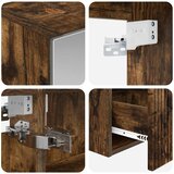  Set ormarića za kupaonicu 5 kom. Dimljeni hrast | shoptok.hr