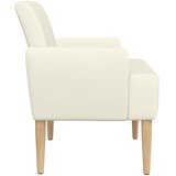  Ljubavni kauč s gumbima Krem 116 x 67 x 81 cm Kordura tekstil | Eponuda.ba