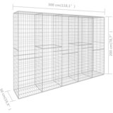  Gabionski zid s poklopcem od pocinčanog čelika 300x50x200 cm | shoptok.hr