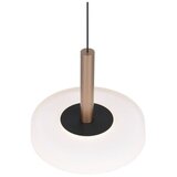  Crno-bijela/u zlatnoj boji LED viseća svjetiljka s mogućnosti zatamnjivanja sa staklenim sjenilom ø 22 cm Celeste – | shoptok.hr