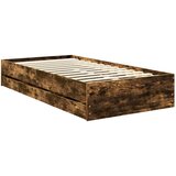  Konstrukcija postelje s predalom Dimljeni oreh 90 x 190 cm, (5000121255) | Shoptok.si