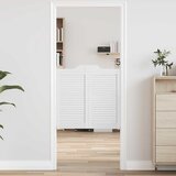 vidaXL Okretna vrata s re&scaron;etkama Dizajn 2 para bijela 80x80 cm cijene