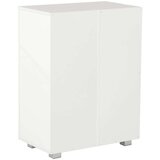 vidaXL Komoda visoki sjaj bijela 60 x 35 x 80 cm od iverice | shoptok.hr