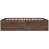  Okvir za krevet smeđi hrast 135x190 cm konstruirano drvo | shoptok.hr