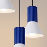 Sollux Plava metalna viseća svjetiljka ø 30 cm Niru – | shoptok.hr