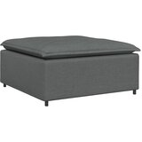  Modularna sofa s podnožjem i jastucima tamno siva | shoptok.hr