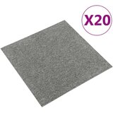 vidaXL Talna obloga preproga 20 kosov 5 m² 50x50 cm siva Cene