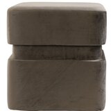 Light & Living Temno rjav žameten tabure Piazza – | Shoptok.si