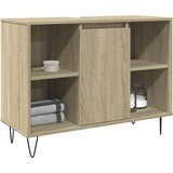 Furnova Kopalniška omarica sonoma hrast 80x33x60 cm inženirski les, (21947312) Cene