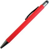 Olovka kemijska metalna gumirana+touch pen YFA 2665C Bergen crveno/antracit | Shoptok.si