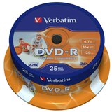 Verbatim DVD-R Disk 4,7 GB 16x, 25 kom | shoptok.hr