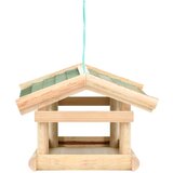  Hranilica za ptice od masivnog drva 35 x 29,5 x 21 cm | shoptok.hr