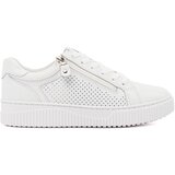 GOODIN White platform sneakers made of genuine leather | Shoptok.si