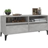 TV ormarić boja betona 100x34,5x44,5 cm od konstruiranog drva | shoptok.hr