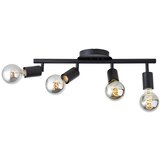 Brilliant Stropno spot svetlo TIFFANY 4xE27/28W/230V crna | Eponuda.com