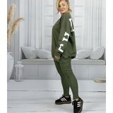 Pri Women's tracksuit loose sweatshirt + ribbed leggings CHICAGO | Shoptok.si