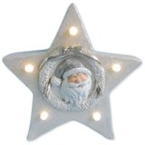 Olimp Sport Novogodišnja dekoracija deda Mraz u zvezdi 37cm Willy | ePonuda.com