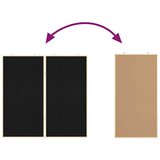  Bilten ploča Crna 100 x 100 x 1,4 cm Masivna borovina | shoptok.hr
