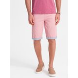 Ombre Men's chinos shorts with contrasting turn-up | Eponuda.ba