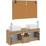  Set ormarića za kupaonicu 4 pcs Hrast artisan Konstruirano drvo | shoptok.hr