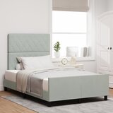 vidaXL Krevet Sivi 120x200 cm Velvet | shoptok.hr