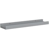 Zidne police za fotografije 2 kom sive 40 x 9 x 3 cm MDF | shoptok.hr
