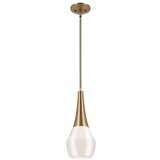  Kichler KL-DEELA-P-CPZ - Luster na šipci DEELA 1xE27/60W/230V prečnik 17,8 cm mesing | Eponuda.com