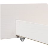  Krevetna konstrukcija Bijelo 100 x 200 cm Čvrsta borova drva | shoptok.hr
