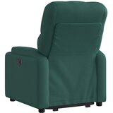  Naslonjač na podizanje od tkanine tamnozeleni | shoptok.hr