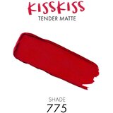 Guerlain KissKiss Tender Matte dolgoobstojna šminka z mat učinkom odtenek 775 Kiss Rouge 3.5 g | Shoptok.si
