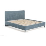 Bonami Selection Modra oblazinjena zakonska postelja z letvenim dnom 160x200 cm Noira Slim – | Shoptok.si