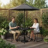 Stakleni vrtni stol 80x80 cm | shoptok.hr