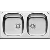 Sink Solution Nasadni sudoper s dvije posude Cijene