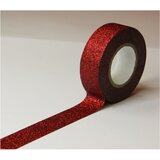 Grupo FUNTAPE MASKIRNI TRAK DECO RDEČ TRAK Z BLEŠČICAMI, (21043352) | Shoptok.si