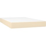  box spring s madracem LED krem 120 x 200 cm od tkanine | shoptok.hr