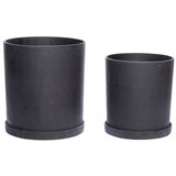 Hübsch set od 2 crne tegle Hureno Picco | shoptok.hr