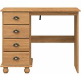  Radni stol ASKIM Smeđa 95 x 40 x 75 cm Čvrsto borovo drvo | shoptok.hr