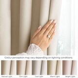 Restilo CARLI curtain, light beige, plain, classic style, multi-functional header tape, Oxford fabric, 140 x 280 cm | shoptok.hr