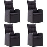  5-dijelni vrtni blagovaonski set crni | shoptok.hr