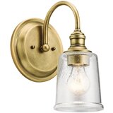 Elstead Lighting Elstead Waverly Stenska svetilka z 1 lučjo, naravna medenina, E27, (22099106) | Shoptok.si