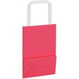 Papirnate vrećice 250 kom s ručkama ružičaste 15x8x21 cm | shoptok.hr
