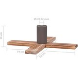 vidaXL Stojalo za novoletno jelko 54x54x16 cm | Shoptok.si