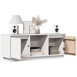 TV ormarić bijela 110,5 x 35 x 44 cm od masivne borovine | Eponuda.ba