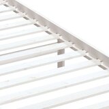  Posteljni okvir bel iz trdnega lesa 90x190 cm 3FT, (20905991) | Shoptok.si