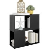 Ormarić za knjige crni 60 x 24 x 63 cm konstruirano drvo | shoptok.hr
