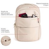 MiquelRius Ruksak za prijenosno računalo 2 odjeljka bež 16" M 35x46x12cm 21L MR19564 | shoptok.hr