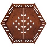  Kamin Rđa 80 x 80 x 23 cm Otporni čelik | shoptok.hr