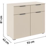 Rauch Möbel KOMODA, barve šampanjca | Shoptok.si