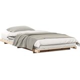  Krevetna konstrukcija Smeđa 100 x 220 cm Čvrsto borovo drvo | shoptok.hr